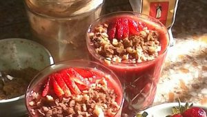 Como hacer flan de chia y frutas?