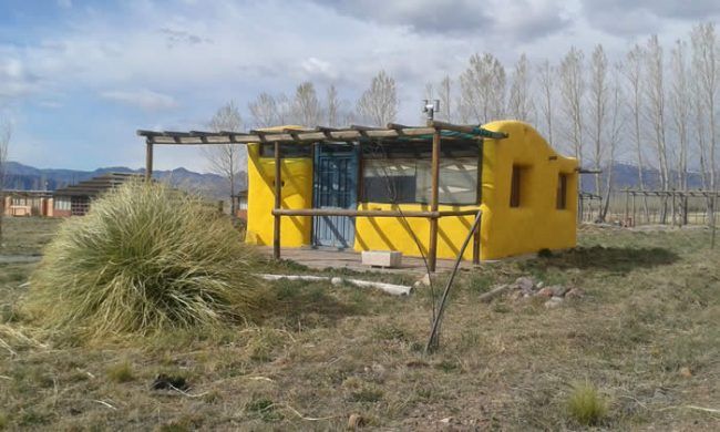 Bioconstrucción casa con fardos de paja