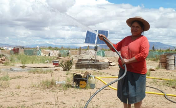 Energía Solar para bombas de Agua