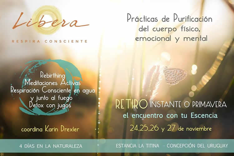 Retiro en la naturaleza Rebirthing Karin Drexler