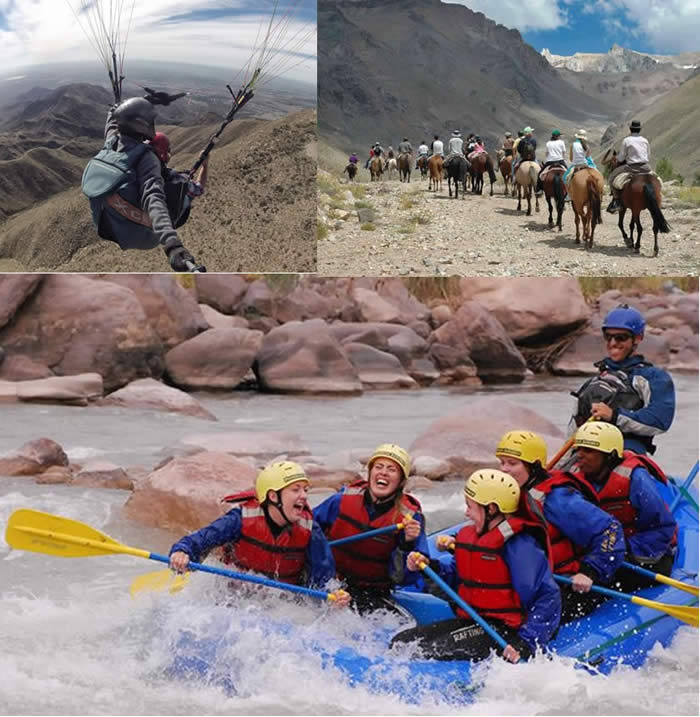 Cabalgatas y Rafting en Mendoza