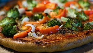 receta pizza harina integral