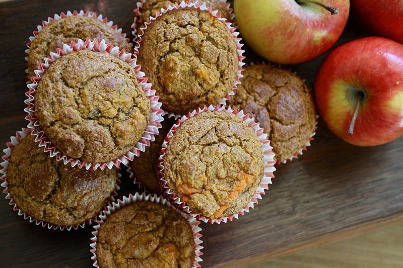 muffin-de manzana