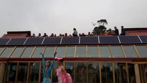 Inauguración Escuela sustentable Mar Chiquita