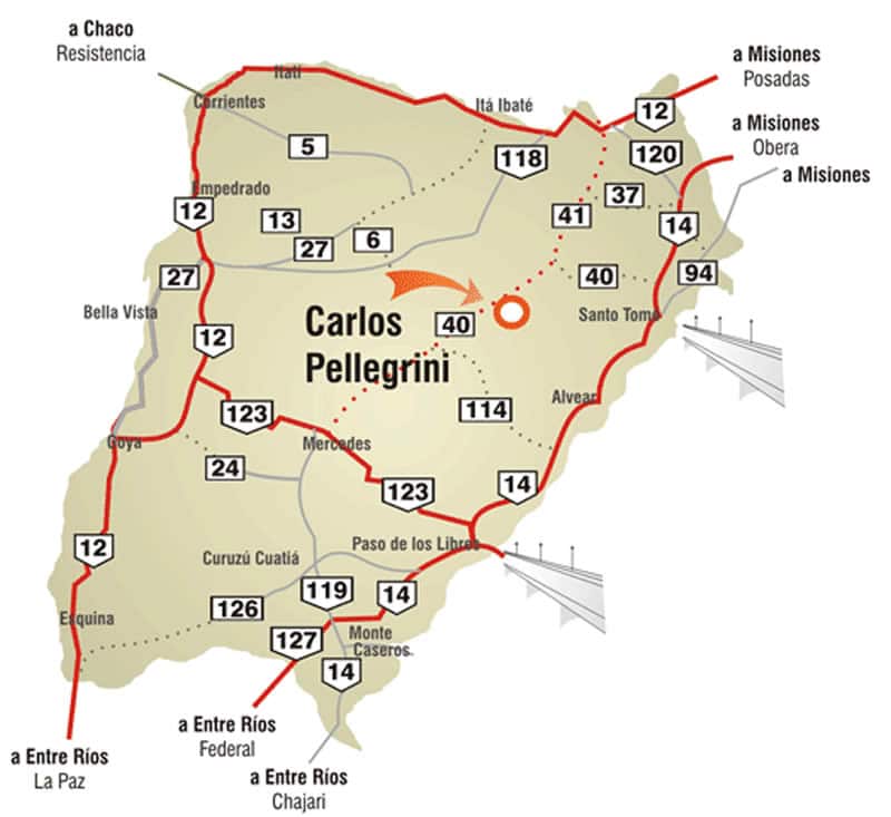 Carlos Pellegrini, Corrientes, Argentina